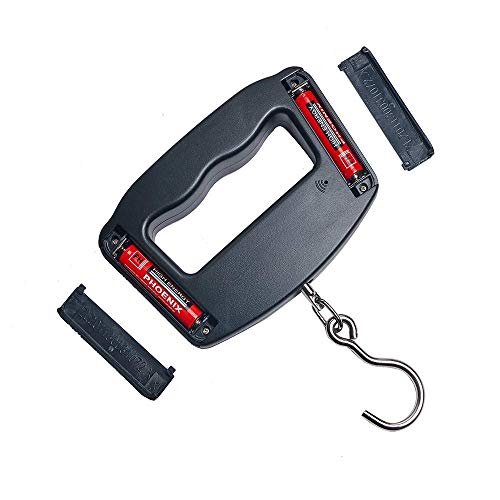 Digital Hanging Luggage Scale,Portable Handheld Baggage Suitcase Electronic Scale for Travel Household Fishing and Gift 110lb Black - Image 6