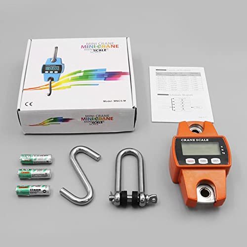 Digital Luggage Scale 300kg/660lb Hanging Baggage Scale with Backlit LCD-Display Portable Suitcase Weighing Scale Hanging Weight Scale 660lb Capacity - Image 3