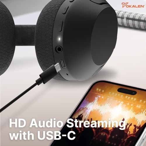 Hyper Pro Adaptive Active Noise Cancelling, Wireless Bluetooth Over Ear Headphones with mic, 60H Playtime Deep Bass Hi-Res Audio, Custom EQ, Ideal for Travel Comfort Fit Ear Cushion - Image 7