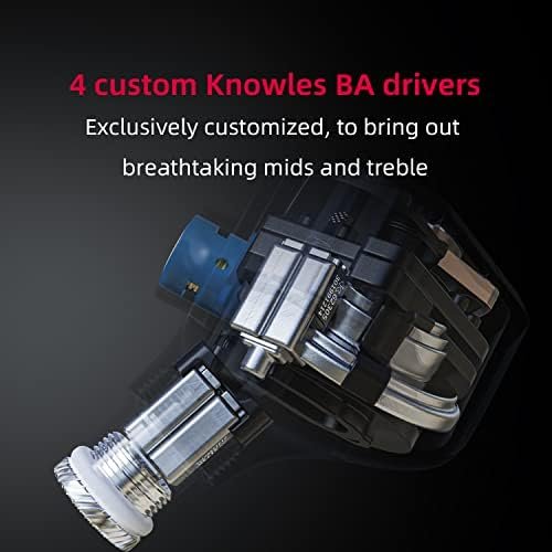 FiiO FH7S in-Ear Earphones High-Performance 1DD+4BA Hybrid Technology IEM Earbuds with 3.5/4.4mm Plug - Image 4