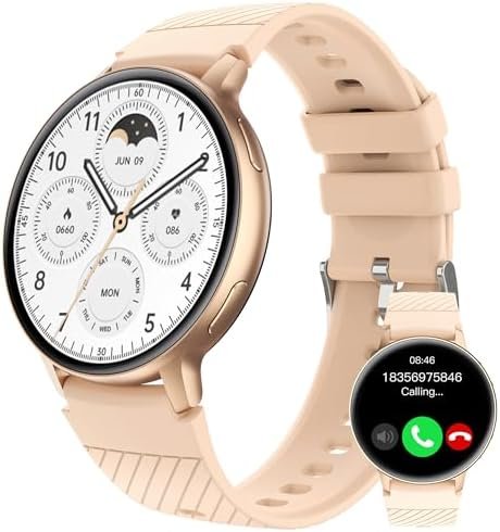 Smart Watch (Answer/Make Call), Smartwatch Fitness Tracker for Android and iOS Phones with Heart Rate Sleep Tracking, Multi Sport Modes, Blood Oxygen, Ai Voice Control,Fitness Watch for Women Men