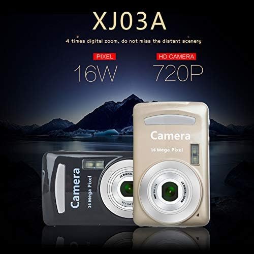 Digital Camera, 2.4'' TFT HD Digital Compact Cameras, 8X Digital Zoom Rechargeable Pocket Digital Cameras for Kids, Students, Teens, Elderly, Beginners Gold - Image 7