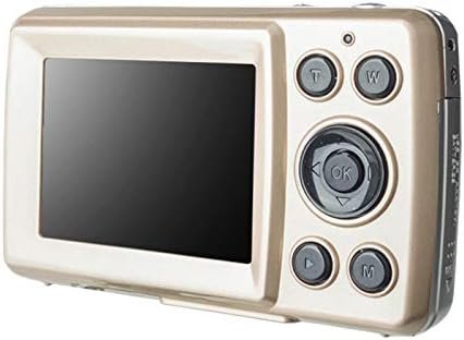 Digital Camera, 2.4'' TFT HD Digital Compact Cameras, 8X Digital Zoom Rechargeable Pocket Digital Cameras for Kids, Students, Teens, Elderly, Beginners Gold