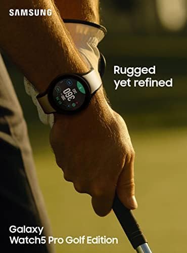 SAMSUNG Galaxy Watch 5 Pro Golf Edition, 45mm Bluetooth Smartwatch w/ Body, Health, Fitness and Sleep Tracker, Improved Battery, Enhanced GPS Tracking, US Version, Black Bezel w/Two-Tone Band - Image 12