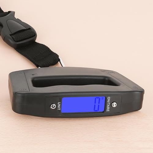 Travel Essentials,Travel Accessories,Digital Luggage Scale Portable Suitcase Weighing Scale 110lb/50kg Portable Handheld Suitcase Weight Scale with Hook - Image 6