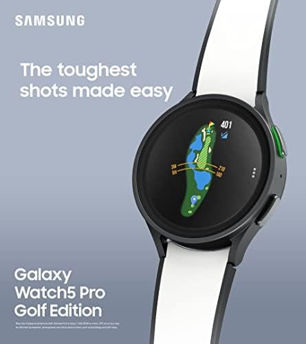 SAMSUNG Galaxy Watch 5 Pro Golf Edition, 45mm Bluetooth Smartwatch w/ Body, Health, Fitness and Sleep Tracker, Improved Battery, Enhanced GPS Tracking, US Version, Black Bezel w/Two-Tone Band - Image 11