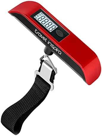 travel inspira Luggage Scale, Travel Essentials, Portable Digital Hanging Baggage Scale for Travel, Suitcase Weight Scale - Image 2
