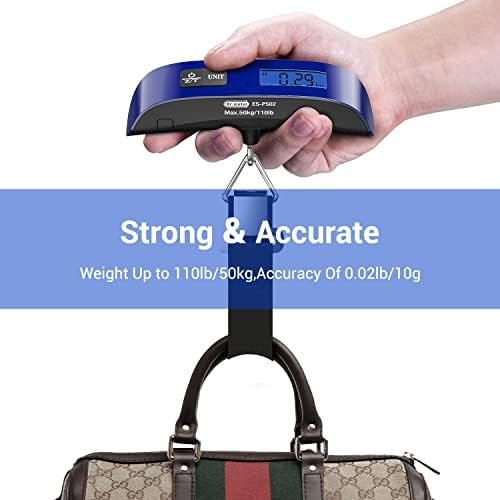 Dr.meter PS02 Luggage Scale, Black+Blue - Image 8