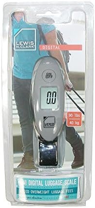 Lewis N. Clark Mini Digital Luggage Scale, Gray, One Size - Image 2