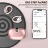 Wireless Bluetooth Earbud Sport, Bluetooth 5.3 Headphones with Noise Cancelling Mic, 75H HiFi Stereo Over Ear Earbud with LED Display and USB-C, IP7 Waterproof Earphones, Button Control, Rose Gold - Image 7