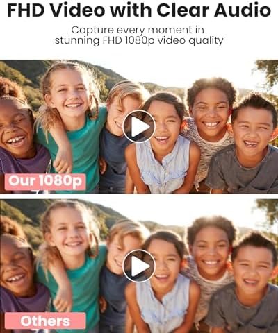 Digital Camera, FHD 1080P 48MP Camera with 8X Zoom and Dual Camera, Compact Kids Camera with 32GB TF Card, Christmas Birthday Toy Gifts for Beginner, Student, Children, Teen, Boys and Girls - Image 4