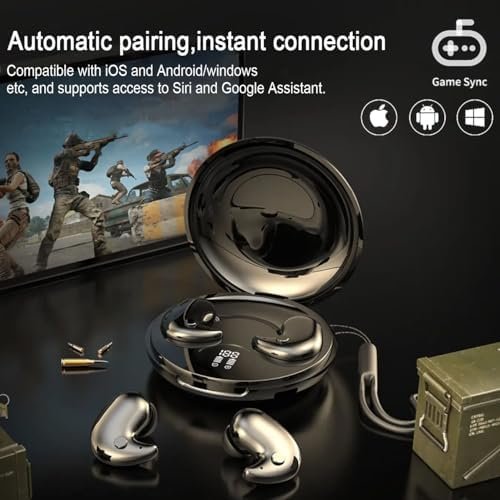 Invisible Sleep Earbuds Wireless Bluetooth,Sleep Earbuds for Side Sleepers,Noise Canceling Sleep Bluetooth Headphones,Sleep Headphones,Bluetooth 5.3,for Sleeping,Driving,Cycling,Glacier - Image 3