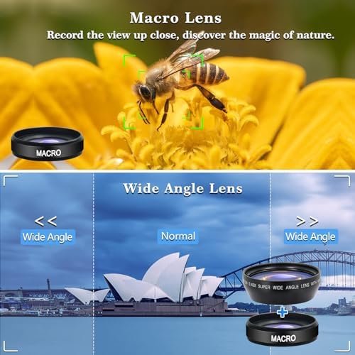 Digital Camera for Photography, 4K 48MP Vlogging Camera for YouTube with WiFi, 3-inch 180-degree Flip Screen, 16X Digital Zoom, 52mm Wide Angle & Macro Lens, 32GB TF Card and 2 Batteries - Image 2