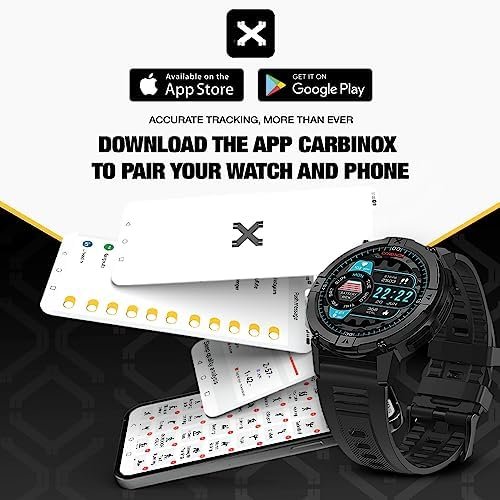 CARBINOX X-Ranger Smart Watch (Answer/Make Calls), Rugged Fitness Tracker IP69K Waterproof, Compatible with Android and iOS, 14 Days of Battery Military Durable, AMOLED Screen - Image 6