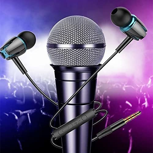 Earbuds Wired with Microphone Pack of 6, in-Ear Headphones,Noise Isolating,Powerful Heavy Bass, Earphones Compatible with iPhone, iPod, iPad, MP3, Samsung, and Most 3.5mm Jack (Black) - Image 2