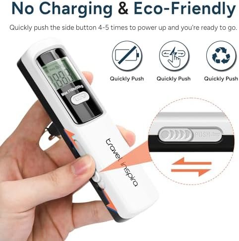 travel inspira Luggage Scale, Travel Essentials, Portable Digital Hanging Baggage Scale for Travel, Suitcase Weight Scale - Image 6