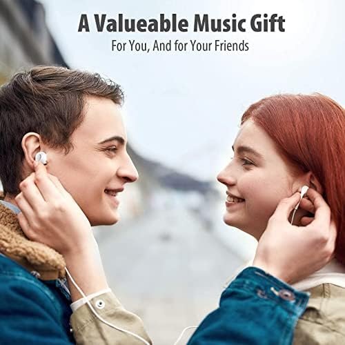 Earbuds Headphones 5 in One Pack, Wired Earbud with Heavy Bass Stereo Noise Blocking, Microphone, Compatible with iPhone, Android Phones, Laptops, Computers, iPad or Any Device with 3.5mm Interface - Image 7