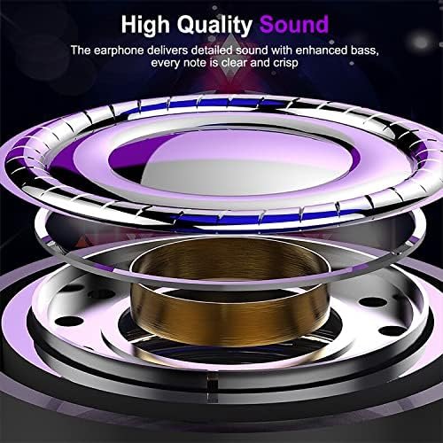 Earbuds Wired with Microphone Pack of 6, in-Ear Headphones,Noise Isolating,Powerful Heavy Bass, Earphones Compatible with iPhone, iPod, iPad, MP3, Samsung, and Most 3.5mm Jack (Black) - Image 5