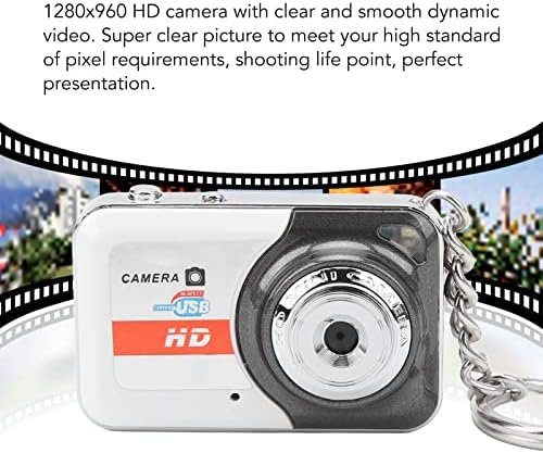 Digital Camera, Mini Thumb Camera, Portable Video Camera with Motion Detection, Point and Shoot Digital Cameras, Fashion Mini DV Camera for Teens Students Kids (Silver Gray) - Image 2
