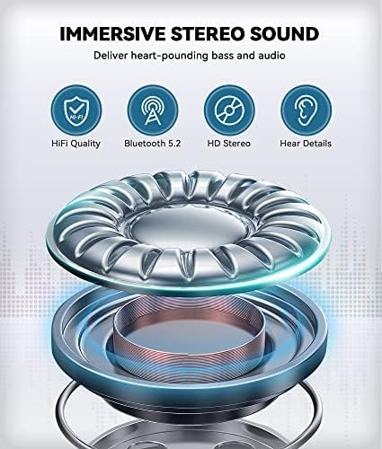 MUSICOZY Sleep Headphones Bluetooth 5.2 Headband, Sports Wireless Earphones Sweat Resistant Earbuds with Ultra-Thin HD Stereo Speaker for Workout Running Cool Gadgets Unique Gifts - Image 6