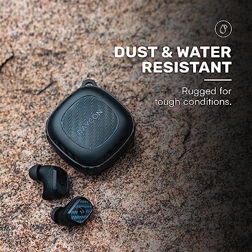 Raycon Impact Earbuds Military-Grade Impact Resistant, IP67 Bluetooth Earbuds with Stereo Sound, 90 Hours of Battery Life, Active Noise Cancellation (Black) - Image 5