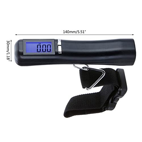 Portable 40kg 10g Steelyard Hanging Scale for Suitcase Travel Luggage Bag Weight Digital Weighing Hook Scale 4 Units - Image 4