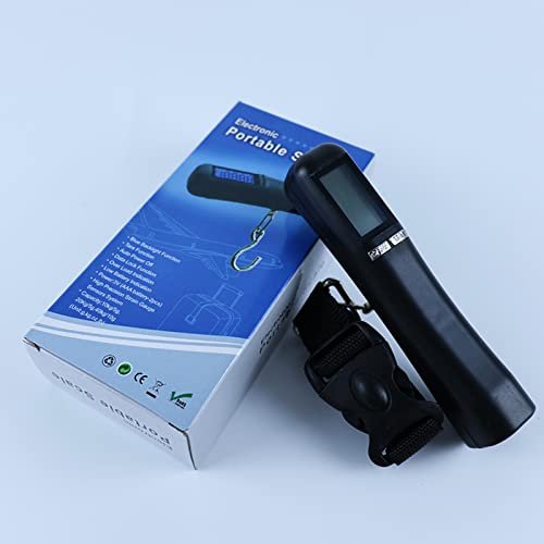 Portable 40kg 10g Steelyard Hanging Scale for Suitcase Travel Luggage Bag Weight Digital Weighing Hook Scale 4 Units - Image 6