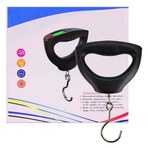 Portable Scale Digital LCD Display 10g-50kg Electronic Luggage Hanging Suitcase Travel Weighs Baggage Bag Weight Weights Scale USB for Luggage Food Weighing Electronic Hanging Scale LCD Scale - Image 8