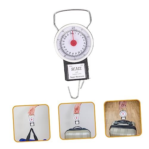 Portable Scale Portable Fruit Weighing Scale for Luggage & Travel Luggage Scales for Suitcases Hanging Electric Scale Digital Luggage Scale Fishing Scale Metal Mini Weight Scale - Image 4