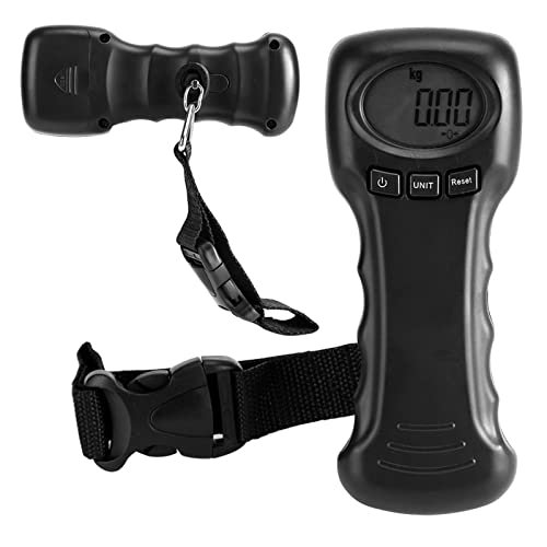 Portable Luggage Scale, 50kg/110lb Travel Hanging Luggage Scale, Electronic Digital Weight with LCD Display, Mini Hanging Scale for Travel Household Outdoor Weighing - Image 6