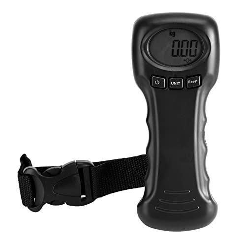 Portable Luggage Scale, 50kg/110lb Travel Hanging Luggage Scale, Electronic Digital Weight with LCD Display, Mini Hanging Scale for Travel Household Outdoor Weighing - Image 3