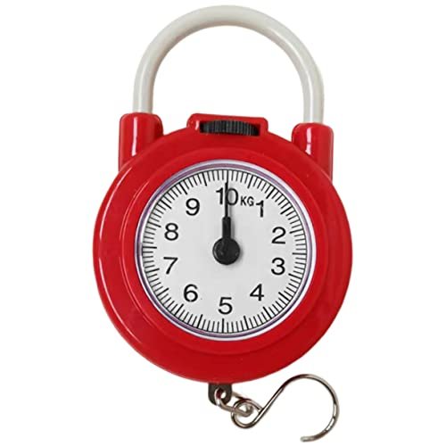 INOOMP 3pcs Spring Balance Portion Control Scales Portable Scales for Body Weight Portable Vegetables Scale Travel Bag Weighing Scale Spring Scale Crane Suitcase Weight Scale Hook Metal - Image 6