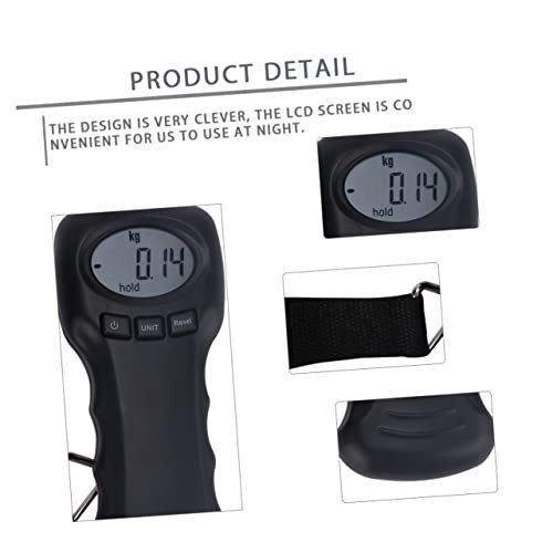 Fishing Luggage Scale Travel Bag Scale Portable Luggage Weight Scale Digital Luggage Scale Handheld Luggage Scale Travel Luggage Scale Portable Weighing Scale Airport Plastic - Image 3