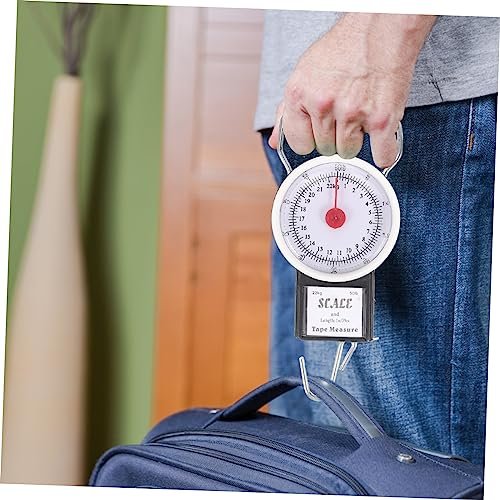 Portable Scale Portable Fruit Weighing Scale for Luggage & Travel Luggage Scales for Suitcases Hanging Electric Scale Digital Luggage Scale Fishing Scale Metal Mini Weight Scale - Image 5