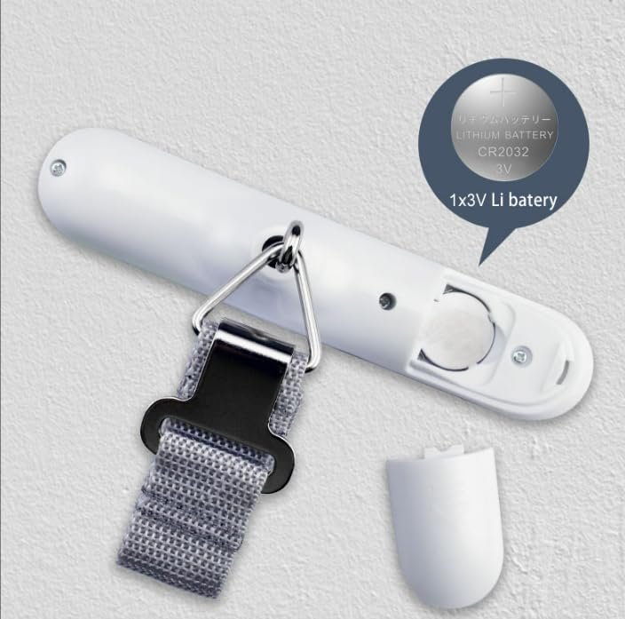 Portable Luggage Scale, 110lb/50kg Capacity, Digital Handheld Baggage Scale with T-Handle and Stainless Hook, Weight Scale for Suitcase, Travel Scale with 4 Units (lb, g, oz, kg) (Grey) - Image 5