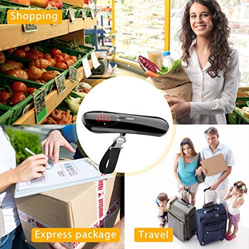 Digital Luggage Scale 50kg/110lb Portable Digital Travel Suitcase Scale Hanging Postal Baggage Scales Weight - Image 8