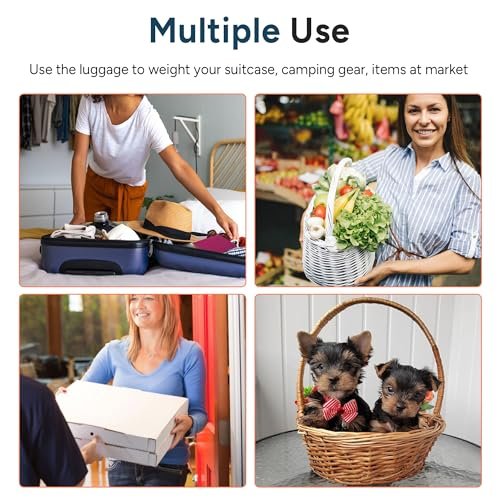 travel inspira Luggage Scale Battery-free, Portable Handheld Digital Suitcase Scale for Travelling, 110lbs/50kg - Image 9