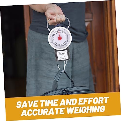 Portable Scale Portable Fruit Weighing Scale for Luggage & Travel Luggage Scales for Suitcases Hanging Electric Scale Digital Luggage Scale Fishing Scale Metal Mini Weight Scale - Image 2