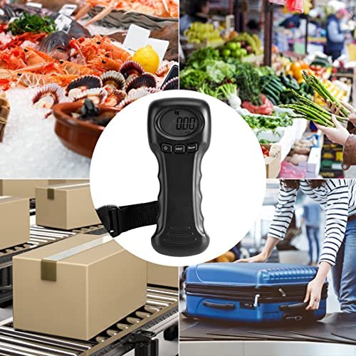 Portable Luggage Scale, 50kg/110lb Travel Hanging Luggage Scale, Electronic Digital Weight with LCD Display, Mini Hanging Scale for Travel Household Outdoor Weighing - Image 5